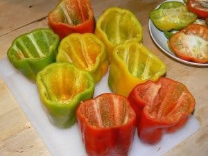Peperoni imbottiti di pasta