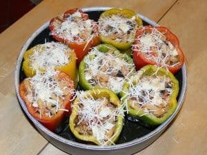 Peperoni imbottiti di pasta
