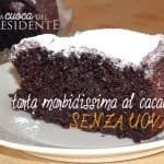 Torta al cacao morbidissima senza uova